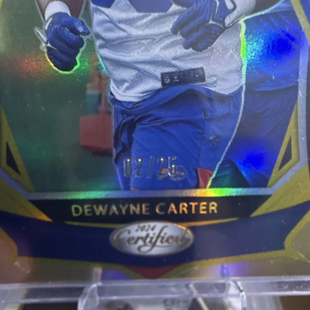 2024 Panini Certified Football Dewayne Carter Bills RC #170 02/25 Serial #d